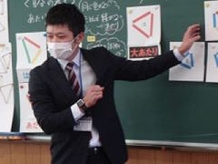 「指導を受けて授業で実践」の画像