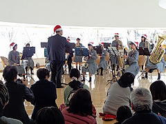 「大島中学校吹奏楽部ミニコンサート」の画像