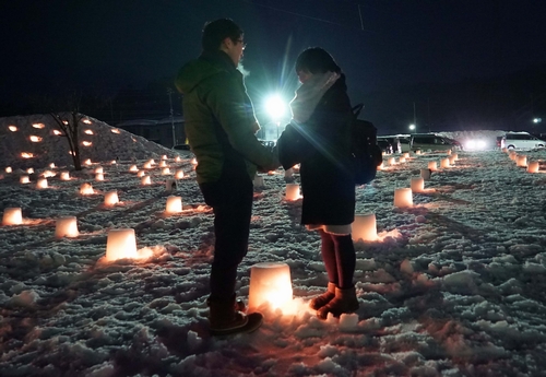 「作品名：雪祭りの夜」の画像