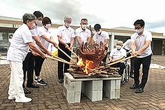 「採火式の様子」の画像1