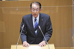 「山田省吾副議長」の画像