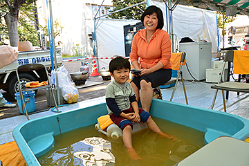 「えちご川口温泉の出張足湯」の画像