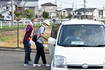 「市内初の広域避難訓練」の画像2