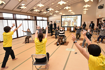 「介護予防体操を行いました」の画像