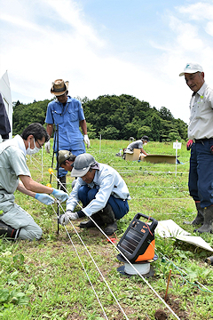 「グループごとに設置した柵」の画像1