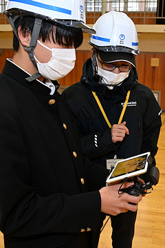 「長岡工業高校ドローン体験」の画像4