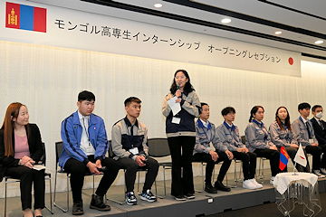 「モンゴルの学生たちインターンシップのため来日」の画像