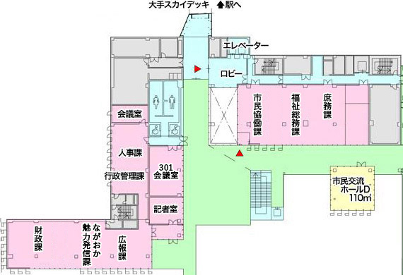 「東棟3F　配置図」の画像