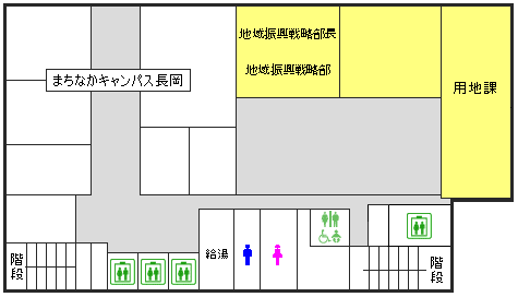 「大手通庁舎5階　配置図」の画像