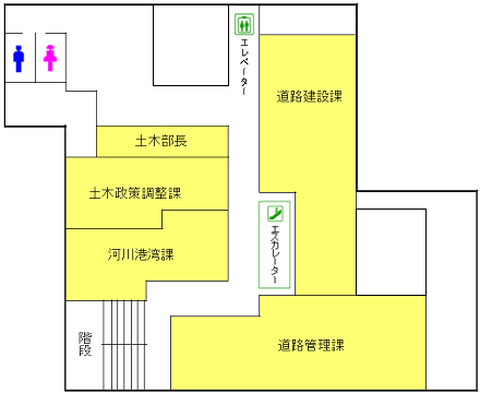 「市民センター4階　配置図」の画像