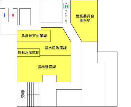 「市民センター5階　配置図」の画像