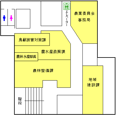 「市民センター5階　配置図」の画像