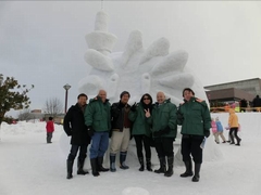 「雪しか祭り見学」の画像