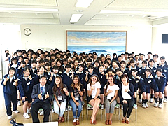「カイザー高校生が長岡を訪問」の画像1
